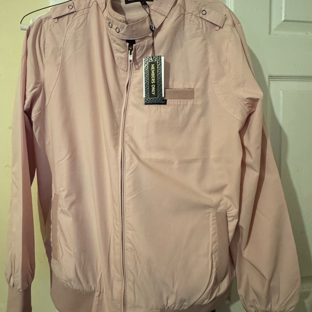Womens pink members only jacket